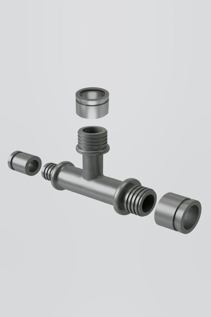 Stahl T-stücke